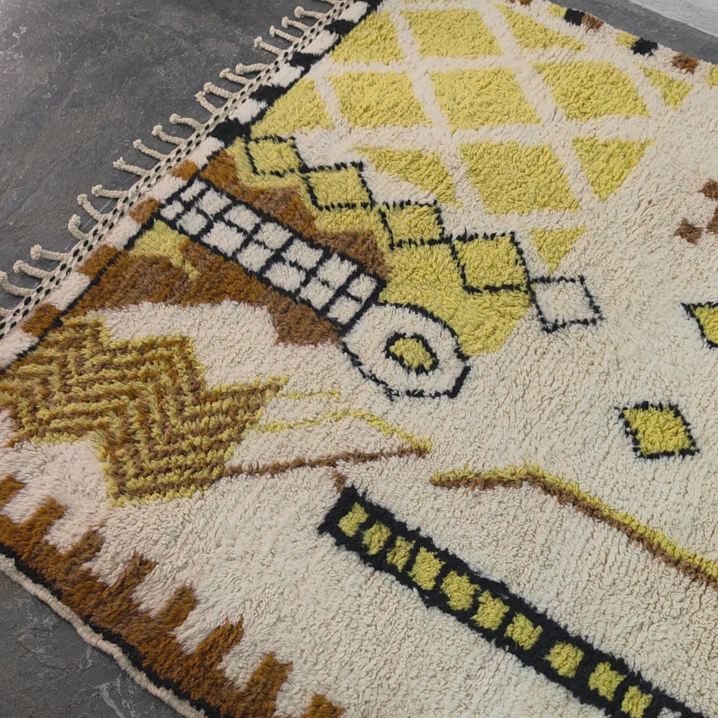 Authentic Moroccan Berber Rug | Hand-Knotted Tribal Carpet (Ref: 209\301)