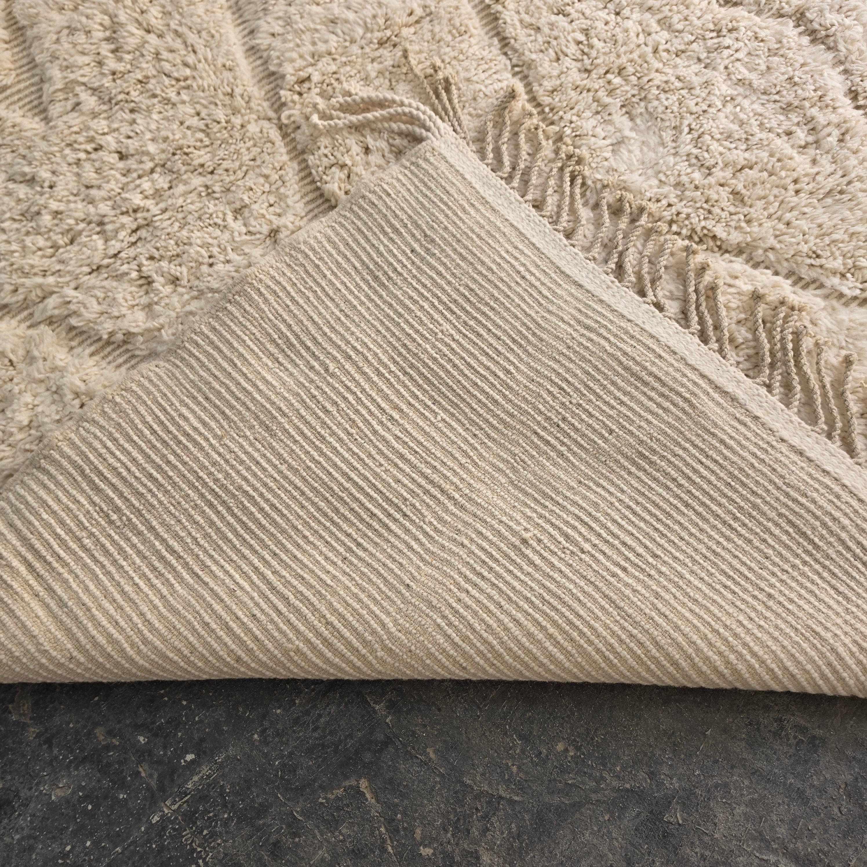 Extra Large Moroccan Beni Ourain Rug, Boho Area Rug (300x411 cm)