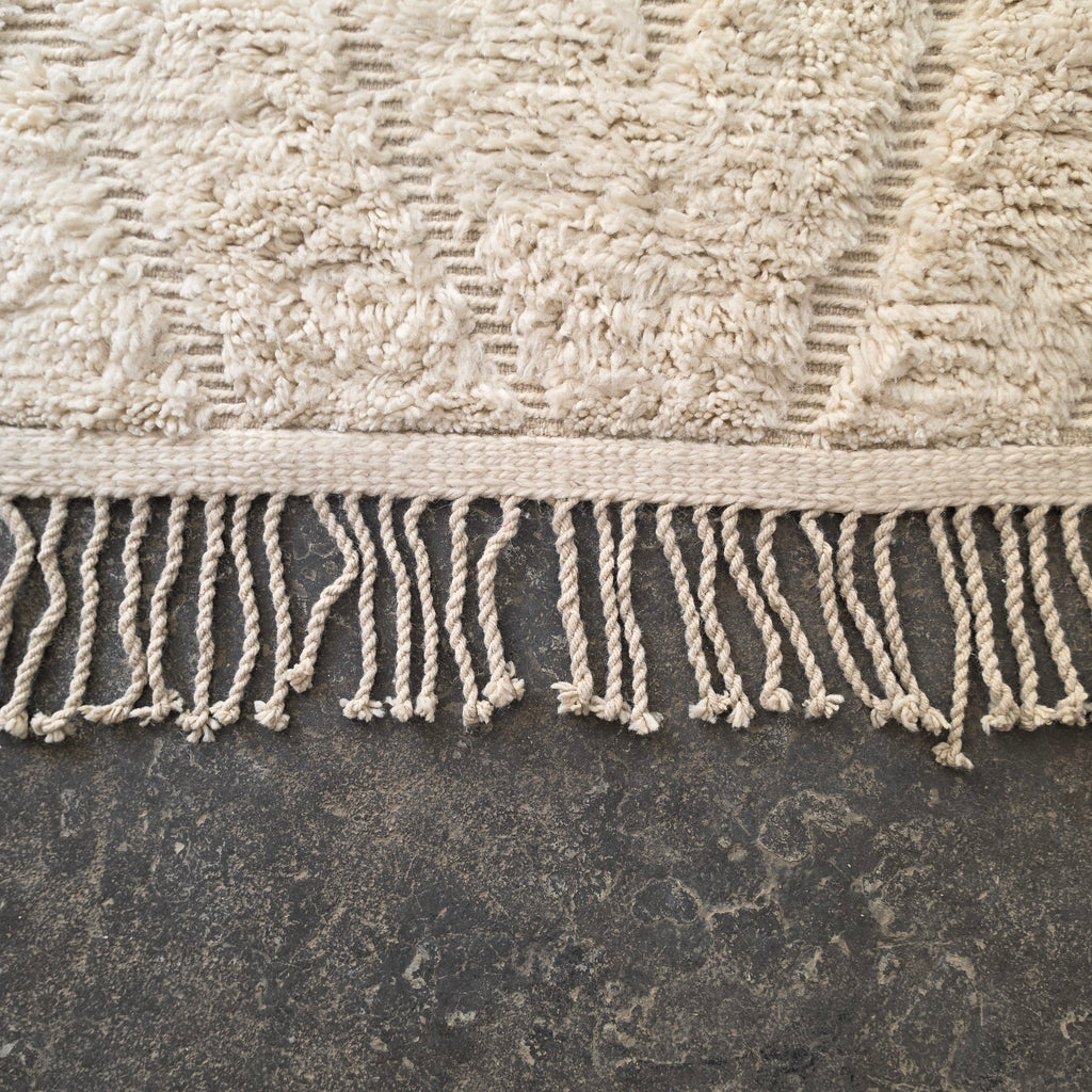 Oversized Moroccan Beni Ourain Rug, Luxury Boho Living Room Rug (300x400 cm)