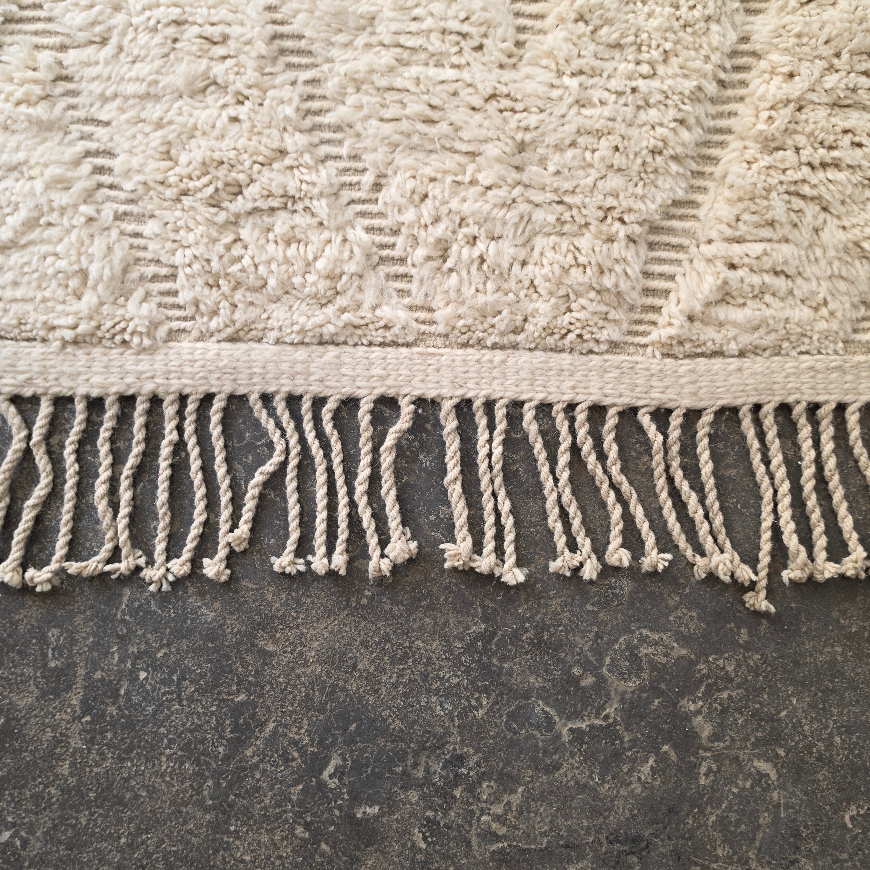 Oversized Moroccan Beni Ourain Rug, Luxury Boho Living Room Rug (300x400 cm)