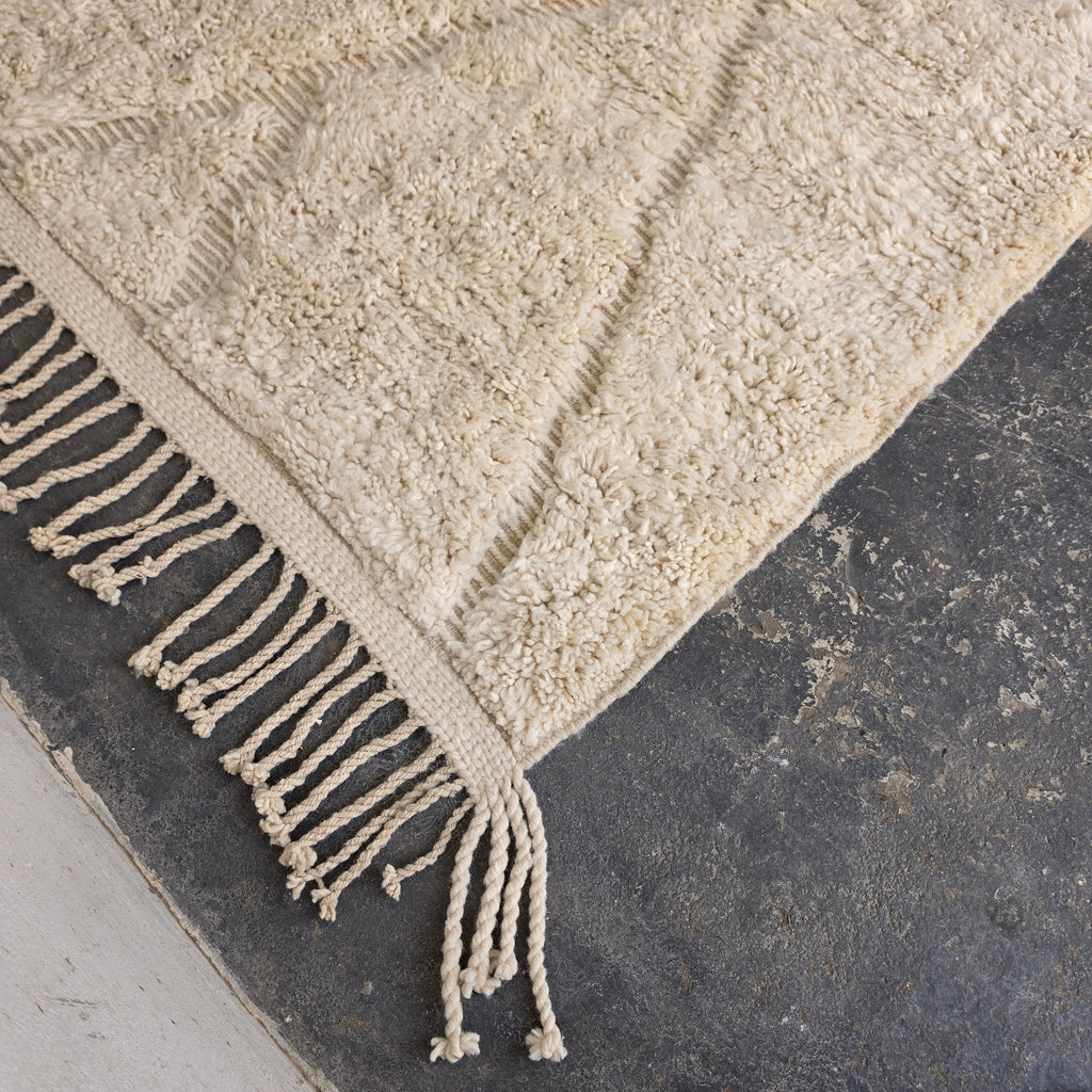 Extra Large Moroccan Beni Ourain Rug, Boho Area Rug (300x411 cm)