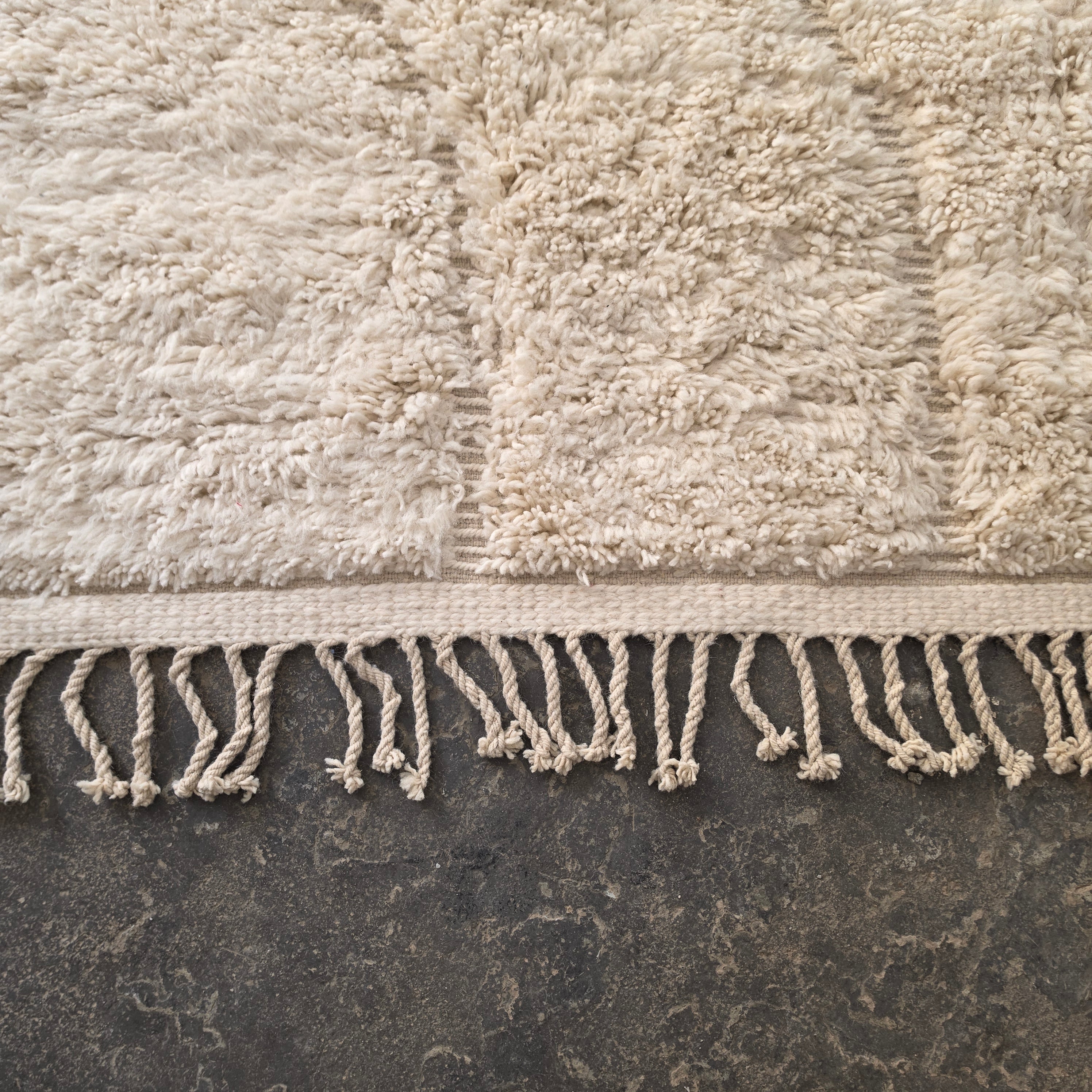 Extra Large Moroccan Beni Ourain Rug, Boho Area Rug (300x411 cm)