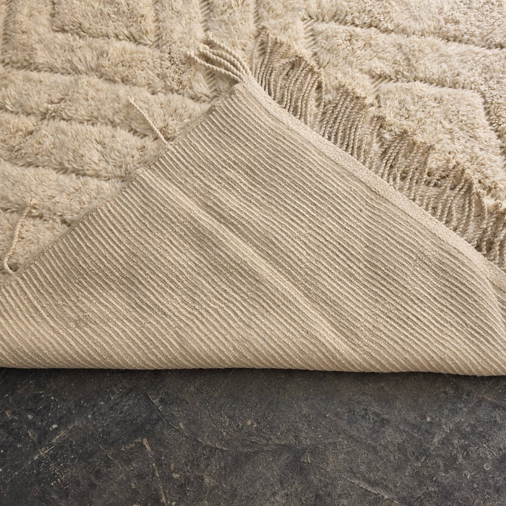 Oversized Moroccan Beni Ourain Rug, Luxury Boho Living Room Rug (300x400 cm)