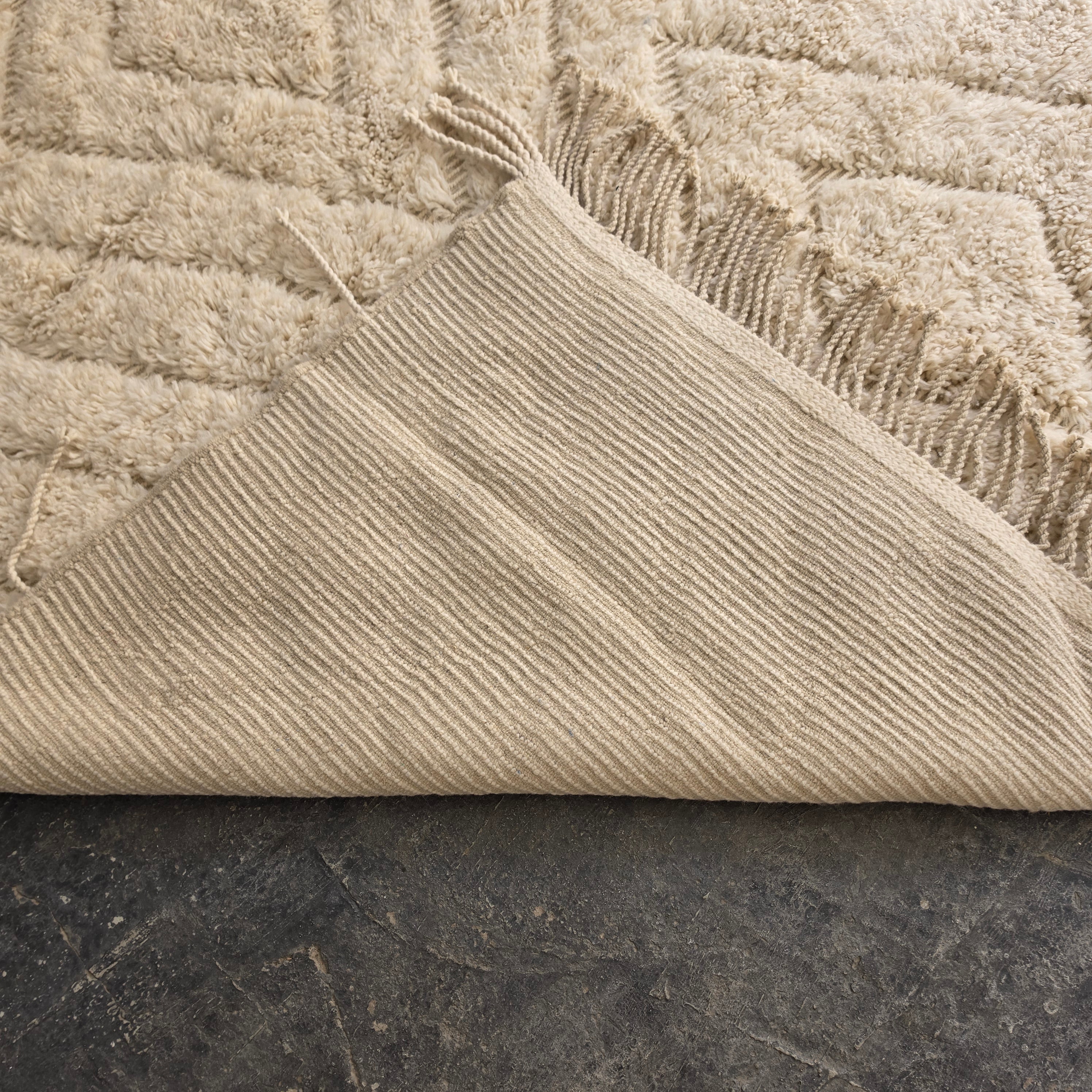 Oversized Moroccan Beni Ourain Rug, Luxury Boho Living Room Rug (300x400 cm)
