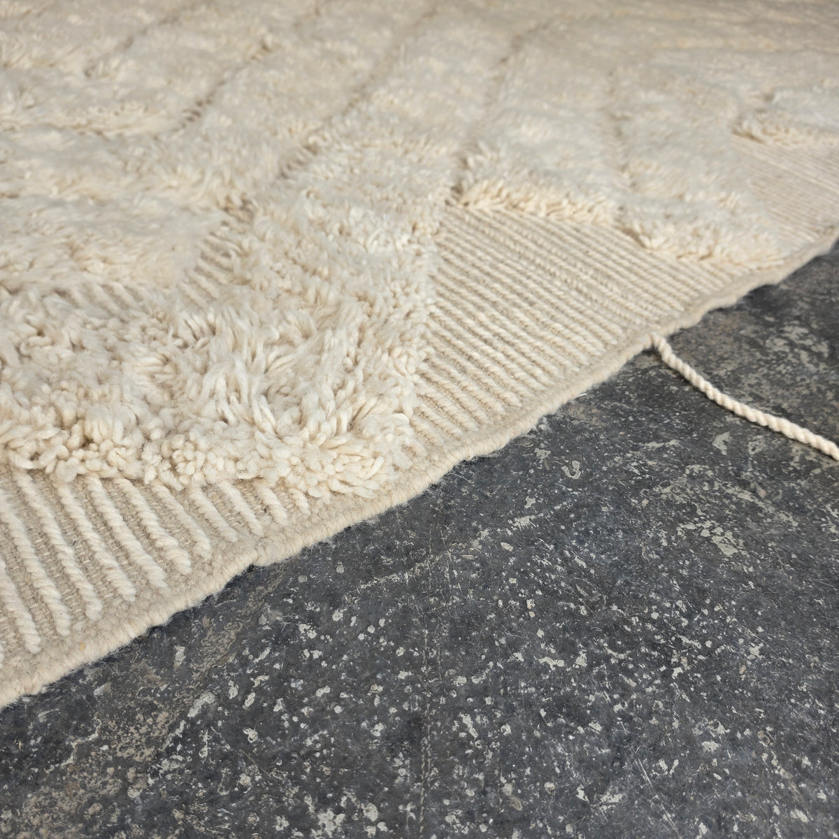Oversized Moroccan Beni Ourain Rug, Luxury Boho Living Room Rug (300x400 cm)